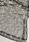 روسری سه گوش ادامسی دور دانتل